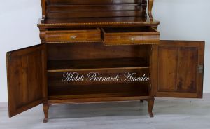 Louis Philippe style reproduction of a sideboard with solid cherry top